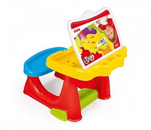 Парта со скамейкой и открывающейся столешницей с отсеками (Dolu, DL_7067)