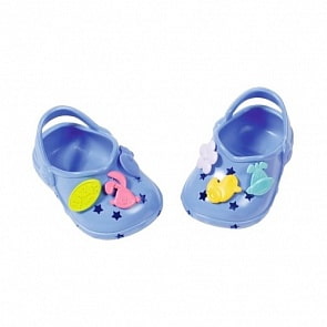 Обувь для куклы Baby born - Сандалии фантазийные, синие (Zapf Creation, 824-597B)