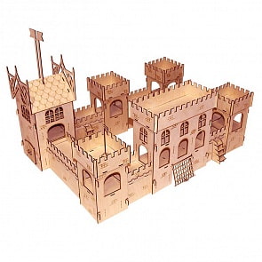 Конструктор Замок из серии Я, дерево (Paremo, PD218-10)