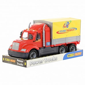 Автомобиль бортовой тентовый Майк, в лотке (Полесье, 58485)