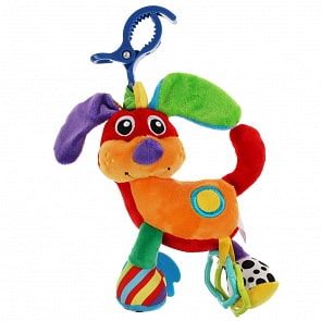Текстильная погремушка-подвеска Собачка с вибрацией (Умка, RV-D4)