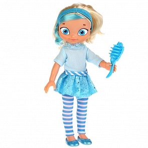 Кукла озвученная Снежка 33 см 15 фраз и песен Сказочный патруль (Карапуз, SP0118-S-RU)