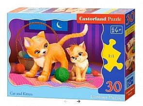 Пазл Котята, 30 элементов (Castorland, B-03709)