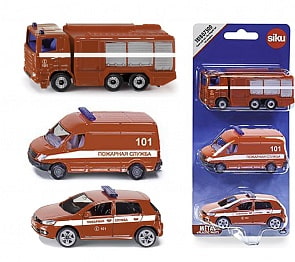 Набор машинок - Пожарная служба (Siku, 1818RUS)