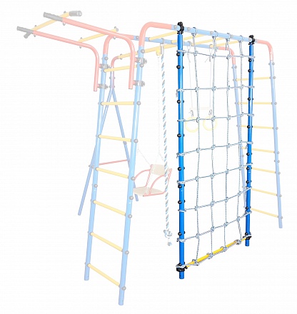 Сетка уличная, синий-желтый-красный 