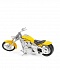 Модель металлическая – Мотоцикл Чоппер 14,5 см, подвижные элементы, несколько видов  - миниатюра №4