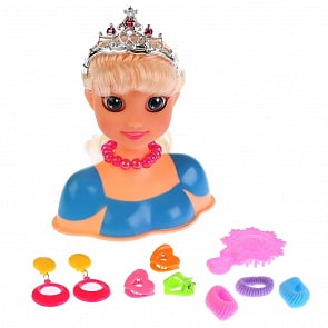 Кукла-манекен для создания причесок с аксессуарами (1803O1154sim)