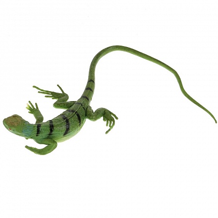 Игрушка из пластизоля – Сцинк, семейство ящериц, 31 см 