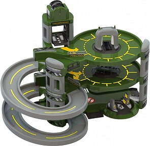 Игровой набор - Гараж. Военный полигон (Нордпласт, Н-431222)