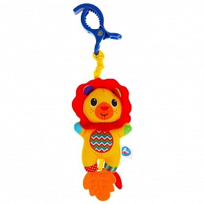 Текстильная игрушка-подвеска с клипсой - Лев (Умка, RPHT-L4)