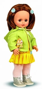 Интерактивная кукла Анна с собачкой и звуковым устройством, 43 см (ВЕСНА, В1171/о/С1171/о)