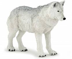 Фигурка - Полярный волк, размер 10 х 8 х 3 см. (Papo, 50195_papo) - миниатюра