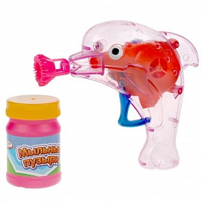 Пистолет для пускания мыльных пузырей Дельфин механический (Играем вместе, 1643460-R)