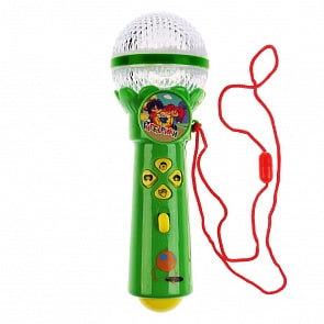Развивающий микрофон Барбарики, 11 песен из м/ф, свет и звук (Умка, ZY362860)