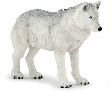 Фигурка - Полярный волк, размер 10 х 8 х 3 см. 