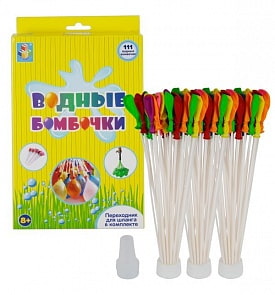 Водяные бомбочки - Аквамания, 111 штук (1Toy, Т11594)