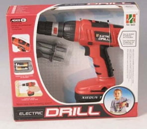 Дрель с насадками QD518, свет, звук, вибрация (0512K307)