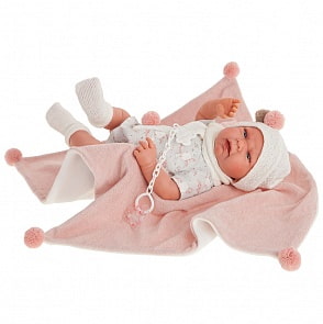 Кукла Роза в розовом, 40 см (Antonio Juans Munecas, 3308)