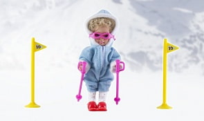 Игровой набор Paula - Спортсмен, лыжи (Paula, MC23407c)
