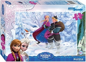 Пазл DISNEY Холодное сердце, 35 элементов (Step Puzzle, 91125)