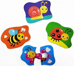 Maxi-пазлы - Веселые букашки (Malamalama, 68169)