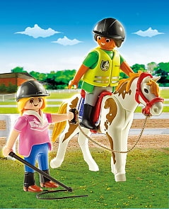 Игровой набор из серии Конный спорт: Инструктор наездников (Playmobil, 9258pm)