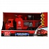 Пожарная машина 21 см, свет и звук, брызгает водой, инерционная  - миниатюра №1