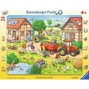 Пазл - Жизнь на ферме, 24 детали (Ravensburger, 06582)