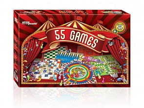 Настольная игра - 55 лучших игр мира (Step puzzle, 76073)