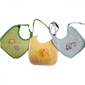 Набор нагрудников Kidboo с вышивкой, 3 штуки в упаковке (Kidboo, BN00606)