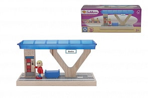 Игровой набор с фигуркой - Железнодорожная платформа (Eichhorn, 100001505)