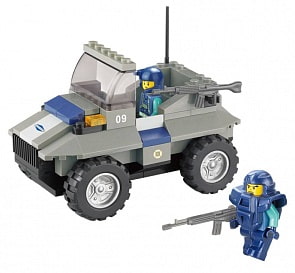 Конструктор - Военный спецназ с фигурками, 103 детали (Sluban, M38-B0195)