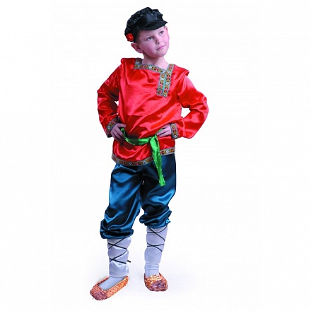 Карнавальный костюм Ванюшка, текстиль, размер 146-72 