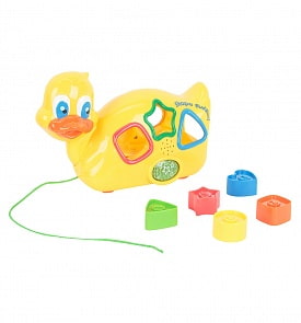Уточка с паззлами, свет и звук (Keenway, 31539)