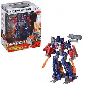 Робот-праймбот с аксессуарами, свет и звук (Play smart, G017-H21187)