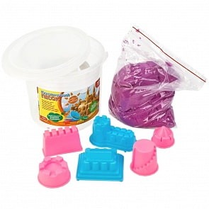 Кинетический песок, 700 г, 6 формочек (Multiart, KS700-PDsim)