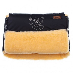 Муфта меховая для коляски Nuovita Islanda Pesco Nero/Черный (Nuovita, NUO-mISLP_2032)