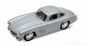 Игрушечная винтажная машина Mercedes-Benz 300SL масштаб 1:34-39 (Welly, 43656)