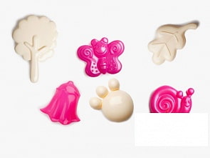 Набор формочек ЛЮКС 6 дет Лесные (Рославльская игрушка, 4031)