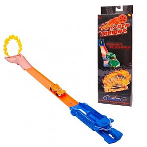 Игровой набор с машинкой - Супер Гонщик: Прыгни через огненное кольцо (Abtoys, C-00216)