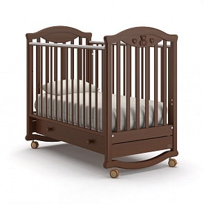 Детская кровать Nuovita Lusso dondolo Noce scuro/Темный орех (Nuovita, NUO-LUSD_057)
