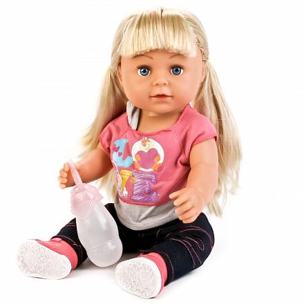 Интерактивная кукла Baby The Club 43 см, пьет и писает, с аксессуарами 