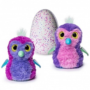 Интерактивный питомец Hatchimals Glittering Garden – Блестящий пингвинчик, свет и звук (Spin Master, 19100-1)