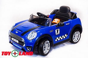 Электромобиль Mini Cooper синий (ToyLand, HL198С)