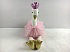 Мягкая игрушка - Лебедь розовый с золотыми лапками и клювом, 25 см  - миниатюра №1