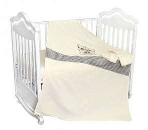 Постельное белье Labeillebaby Шотландцы 3 предмета, бежевый (Labeillebaby, 2343)