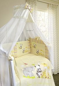 Комплект в кроватку - Панда с друзьями (Bombus, BOM_5573)