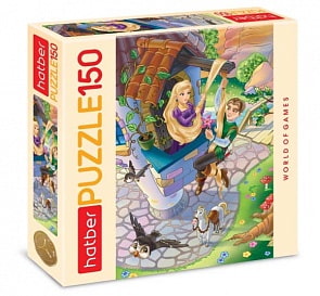 Пазл 150 элементов – Рапунцель (Hatber, 150ПЗ4-10723)