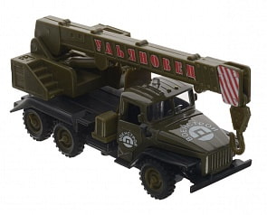 Инерционная машина-кран Урал Военстрой, свет, звук (Технопарк, CT-1282WB/3sim)