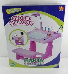 Развивающая парта с проектором серии Скоро в школу (ABtoys, PT-00199)